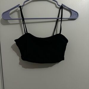 Black Women's Crop Top